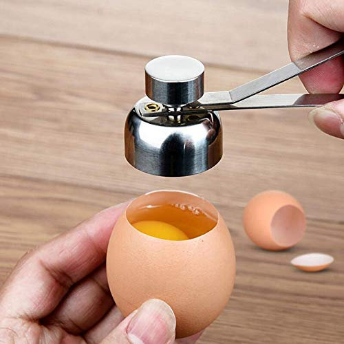 Practical Metal Egg Scissors Egg Topper Cutter Shell Opener Stainless Steel Boiled Raw Egg Open Creative Kitchen Tools Set