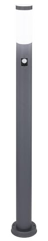 Außen Steh Lampe Balkon Garten Beleuchtung Edelstahl Stand Leuchte BEWEGUNGSMELDER Globo 3159AS