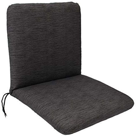 DEGAMO Auflage Sesselauflage Arizona für Gartenstuhl Niederlehner 45x88cm, anthrazit