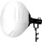 Rollei Palloncino Softbox con tenda di controllo della luce, 65 cm, forma rotonda con baionetta Bowens S-Type per dispositivi flash da studio e luci fisse a LED, 28196