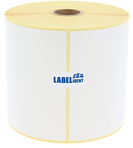 Labelident DHL Versandaufkleber 105 x 148 mm - 350 Thermo Eco Etiketten auf 1 Rolle(n) I 25 mm Kern I Selbstklebende Shipping Labels für Desktop Thermodrucker I Trägerperfo.