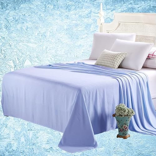 ZQYMM Kühlende Decke Sommer für Heißen Nächte Kühldecke Bambus Microfaser Leichte Sommerdecke Kühldecke für Menschen Kann Körper Kühl Halten Bettdecken für Bett Sofa und überall