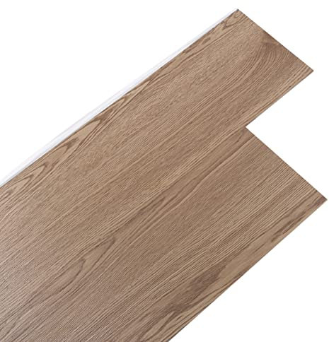 INMOZATA 36pcs Self Adhesive Floor Tile Vinyl Flooring Wood Effect Peel and Stick Tile Wooden Flooring for Kitchen Living Room and Bathroom Floor Planks 91.5 X 15.2CM (Original Wood)