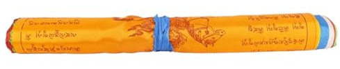 Festoni di buon auspicio, bandiera da giardino, Bandiere di preghiera tibetane for attività all'aria aperta, felicità, longevità e prosperità Bandiera di meditazione buddista (confezione da 10) (Color