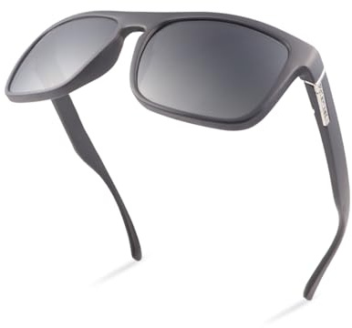 MIRYEA Gafas de Sol de Lectura Bifocales Polarizadas Lector de sol con protección UV400 Gafas Bloqueo Luz Azul Gafas Bifocales Tintadas Negras