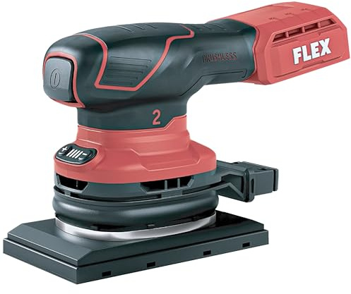 Flex Akku-Exzenterschleifer OSE 2-80 18-EC C (ohne Akku, 4 Stufen Drehzahlvorwahl, Multisander mit Drehzahlregelung 18 V) 532084