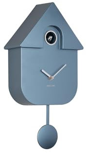 [DL] Wall Clock Modern Cuckoo ABS Metallic Dark Blue