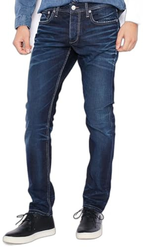 JACK & JONES Slim Fit Jeans JjiGlenn, färg: svart, jeans/byxor ny: 31 W/34 L, Svart 5, 31W / 34L