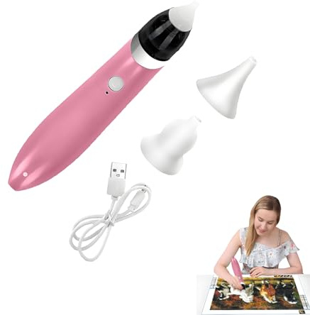 Electric Diamond Art Painting Pen mit Vakuumtechnologie, wiederaufladbare Diamond Art Pen Kit, Diamond Art Pens -Werkzeuge mit 3 Saugmodi für Projekte für Kinder Erwachsene