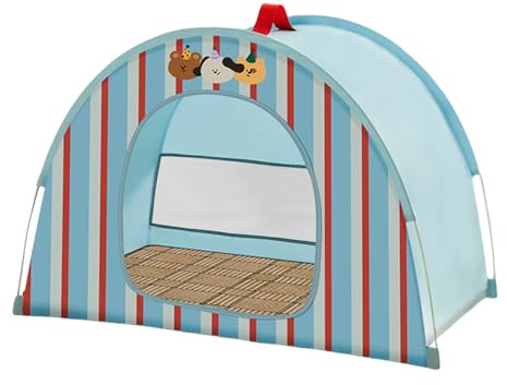 Haustierzelt, Katzen- und Hundezelt, wasserdicht, waschbar, faltbar, Haustierhütte für Kätzchen, kleine Hunde, mit Luftstrom und Belüftung, für drinnen und draußen, Camping, Hinterhof,