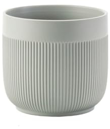 ATREDESES Pots De Fleurs Pot De Fleurs en Céramique for Maison, Pot De Jardinage for Orchidées en Bambou Phalaenopsis Pots D'intérieur pour Plantes(C)