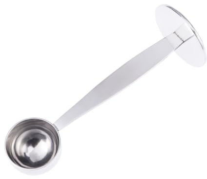 Alipis Cuillère Doseuse à Café Et Pilon 10 g Acier Inoxydable Multifonction Espresso Barista Maison