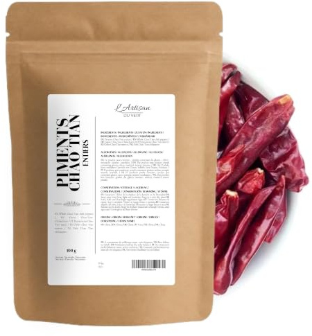 Piments Chao Tian Jao Séchés 100 g – Piment Chinois chaotian