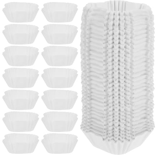 FOMIYES 1000 Pirottini di Carta Quadrati per Cupcake e Muffin, Resistenti ad Alte Temperature, per Pasticcerie, Cucina Domestica e Eventi, Porta Pirottini Pratico per Dolci e Moon Cake