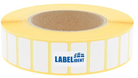 Thermoetiketten - 30 x 15 mm - 4.000 Thermodirekt Etiketten Eco selbstklebend auf Rolle, 76 mm Kern