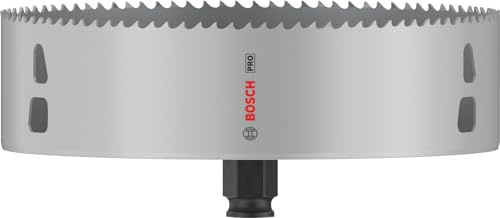 Bosch 1x PRO Multi Material PC Plus Lochsäge, 177 mm | für Weichholz, Trockenbauwand, Ø 177 mm, Professional Zubehör Bohrmaschine