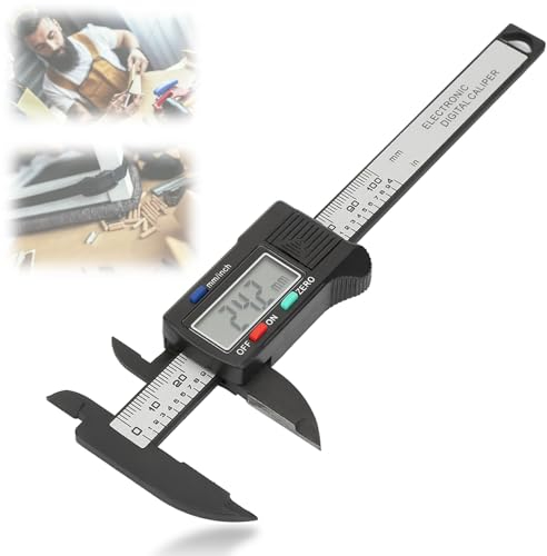 Pied ¨¤ Coulisse ¨¦lectronique Num¨¦Rique Pie de Rey r¨¦sistance ¨¤ la salet¨¦ Pie de Rey et Eau, Pied ¨¤ Coulisse ¨¦lectronique en Fibre de Carbone Pied ¨¤ Calibres digitales