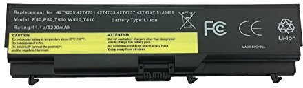 11,4 V 44 Wh/3900 mAh 45 N1740 Laptop-Akku, kompatibel mit Lenovo ThinkPad T550 T550s W550 W550s Serie