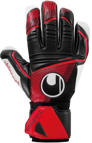 uhlsport Powerline Supersoft HN Fußball Kinder Torwarthandschuhe - Torhüter-Handschuhe Unisex -atmungsaktiv und komfortabel