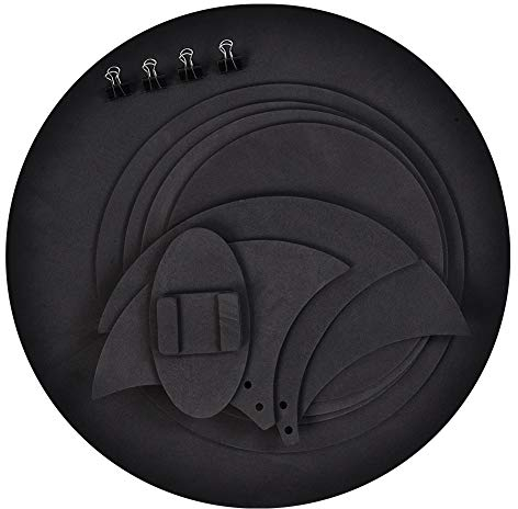 10 Stück Dämpfer-Schalldämpfer, Schlagzeug-Übungspad, Bassdrums, Schaumgummi-Material, Perfekt Für Geräuschfreies Schlagzeug-Üben, Jazz-Drum-Dämpferpad, Schwarz
