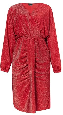 NAEMI Vestido de Noche con Hilo Brillante Mujer