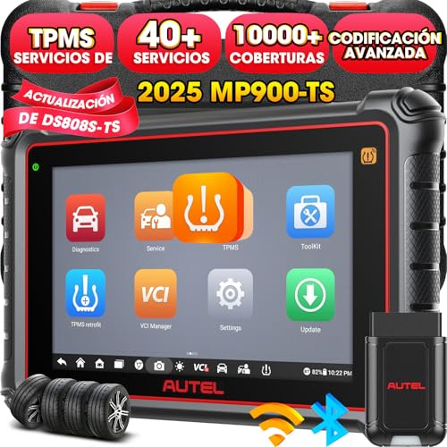 Autel MaxiPRO MP900-TS OBD2 Diagnosegerät: 2024 Aufwertung von MP808S-TS/MP808BT Pro/MS906TS, DoIP CAN-FD, 40+ Dienste, ECU-Codierung, TPMS-Programmierung, Bidirektionaler Test, Alle Systeme, FCA SGW | Aufwertung von MP808S-TS/MP808BT Pro, 40+ Dienste, ECU-Codierung, TPMS-Programmierung, Bidirektionaler Test, Alle Systeme