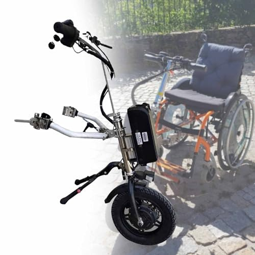 MIRRSSET Adjunto De Silla De Ruedas De Manejo EléCtrico, Rango 55/65 Km, Dispositivo De ExtraccióN De Silla De Ruedas EléCtrica, con Enchufe Independiente Impermeable,17A B