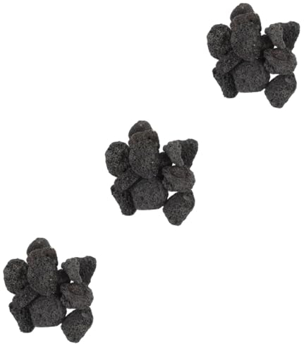 TOPBATHY 3 Stück 1 Vulkanstein Brunnenstein Vulkanstein Aquarium Dekoration Aquarium Zubehör Vulkangestein Für Aquarium Blumentopf Vulkanstein Aquarium Dekoration