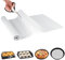 Tappetino In Silicone, Grande Stuoia Di Rolling Della Pasticceria, Adatto Per Uso Alimentare, Antiscivolo, Lavabile In Lavastoviglie, Per Bricolage, Pittura, Resina, Cucito (Bianco, 30X304.8cm)