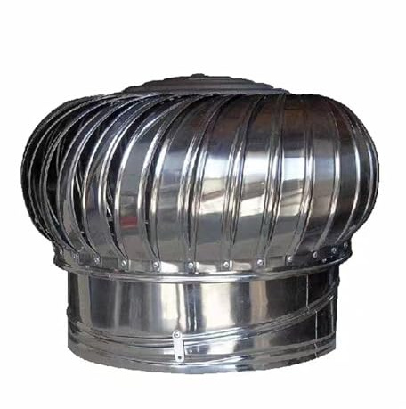 HUFIREHU Chapeau De CheminéE De CheminéE Chapeau CheminéE en Acier Chapeau De CheminéE De Toit Installation Facile Couvercle De CheminéE Hotte D'éChappement De Tuyau De Toit(300mm/12in)