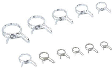 WHAMVOX Morsetto a Molla Per Tubo Flessibile Da 150 Pezzi Durevole e Pratico Per Applicazioni in Tubi Del Carburante e Acqua Morsetto a Filo Per Uso Industriale e Domestico