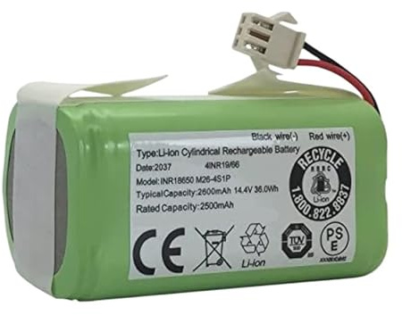 GESXNPBN Batería de Iones de Litio de 14,8 V 3500 mAh, Compatible con Conga, 950 990 1090 1790 1990 N79S N79 DN622(2600mAh)