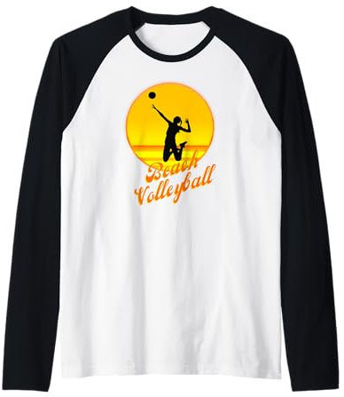 Beachvolleyball Frauen Volleyball Damen Deutschland Outfit Raglan