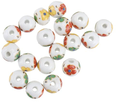 DOITOOL 50pezzi Perline Decorative Perline Sparse Per Gioielli Fai Da Te Accessori Per Braccialetti e Collane Materiale Sicuro Ed Ecologico Forma Per Decorazioni e Regali Personalizzati