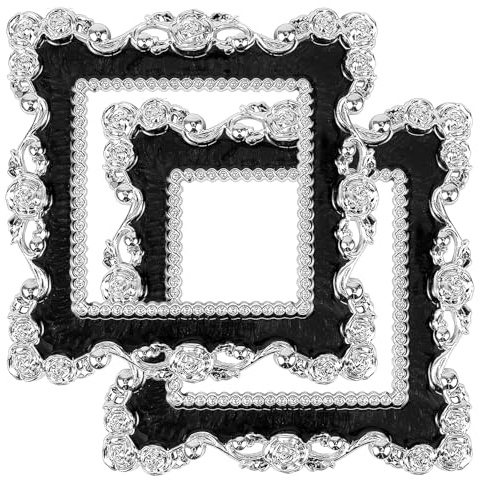 2PCS Matt Black Light Switch Surround Frame,3.38IN Light Switch Cover Plate | Self-Adhesive Switch Surround Wall Plates for Standard UK Size, Wall Socket Protector for Home & Office Decor