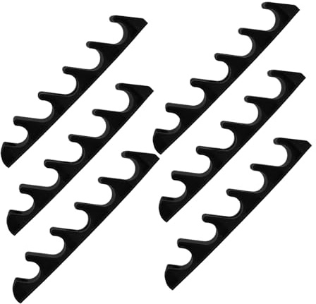 Cabilock 6pcs Outdoor Recliner Accessories Plastic Five-position Adjustment Bracket for Camping Chair Support Garden Furniture Lounger Chair