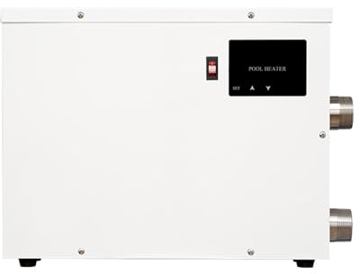 aromaoveite Elektrische Poolheizung | Elektrische Heizung Mit Touchscreen | Whirlpool-Thermostat, Aus Edelstahl, Geeignet Für Schwimmbäder, Spas Und Badewannen. 11kw