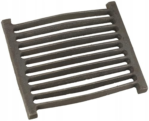 FEINZ Kaminofen-Rost 260x215 mm | Gusseisen, Ersatz-Rost, Kamin, Ofen, Grill, Küchenofen, robuster Einsatz, massiv, hitzebeständig, Ofenrost