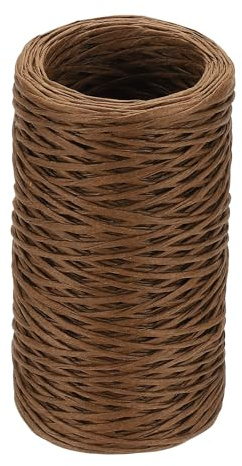 QUARKZMAN Fil Di Ferro Floreale Da 164 Piedi Per Legatura Con Spago Floreale Filo Da 1mm Filo Rustico Per Progetti Fai Da Te Decorazioni Nuziali Confezione Regalo Ghirlanda Di Fiori Marrone