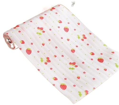 EVA-kylskåpshyllor, Kökslådunderlägg Flerfärgad 30x(300-500) cm(Strawberry,500x30cm)