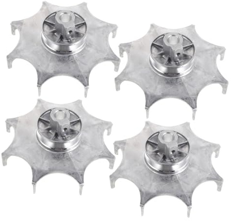 Ersatzriemenscheibe für Waschmaschine aus Metall 4 Stück | 10 Mm Ausführung, Silberfarbene Teile, Geeignet für Haushaltsreparaturen und Reparaturen Am Gerät