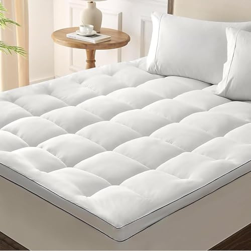 JINXIA Cooling Mattress Topper Queen for Double Bed