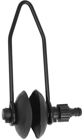 Jonlaki Enjuague de Manguito de Motor Fueraborda Redondo Universal con Adaptador de 16 Mm para Sal, y Lodos