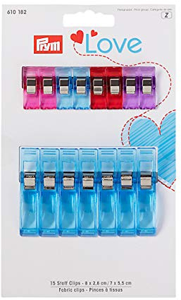 Prym 610182 Love Stoff Clips 2,6 + 5,5 cm