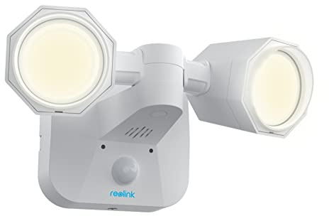 Reolink Floodlights zur Überwachung Aussen mit Integrierter Bewegungssensor | Energiesparend, integrierter PIR-Sensor, verbunden mit Kameras, 3 Lichtmodi