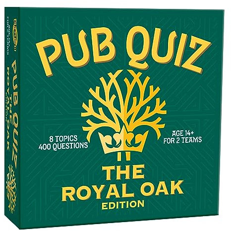 CHEATWELL GAMES The Royal Oak Pub Quiz - 400 Questions - Comes With Answer Pad & Pencils - Ages 14+