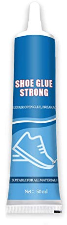 boiler Colla per la riparazione delle scarpe, 50 g, colla professionale per la riparazione degli stivali, colla fissa per suola resistente alle alte temperature, inodore e rapida asciugatura