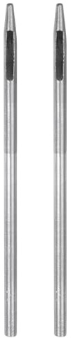 QUARKZMAN 2pz Punzone Cavo per Pelle 1,5mm Strumento Perforazione Fori Rotondi per Cintura Acciaio al Carbonio Punzone Singolo per Tagliare Pelle Artigianato Gomma Carta Tessuto Plastica