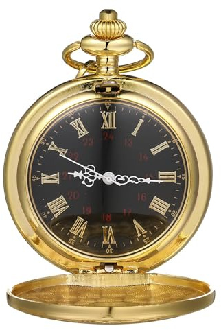 Cerioll Orologio Da Taschino, Orologio Da Tasca Vintage, Orologio Da Tasca Con Catena, Orologi Da Taschino Vintage Da Uomo, Orologio Da Taschino Vintage Con Numeri Romani, Orologio Da Tasca Al Quarzo
