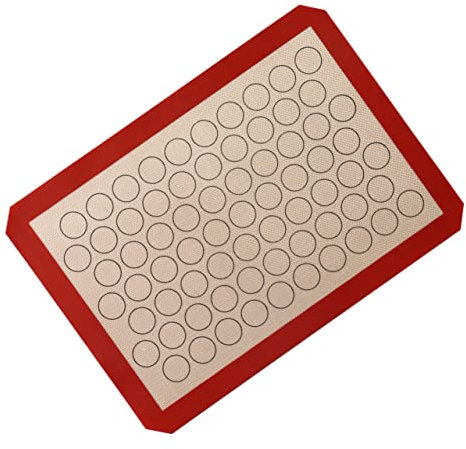WATIIFUFU Alfombrilla De Para Hornear De Reutilizable y Antiadherente Para Macarons Pan y Pastelería Distribución Del